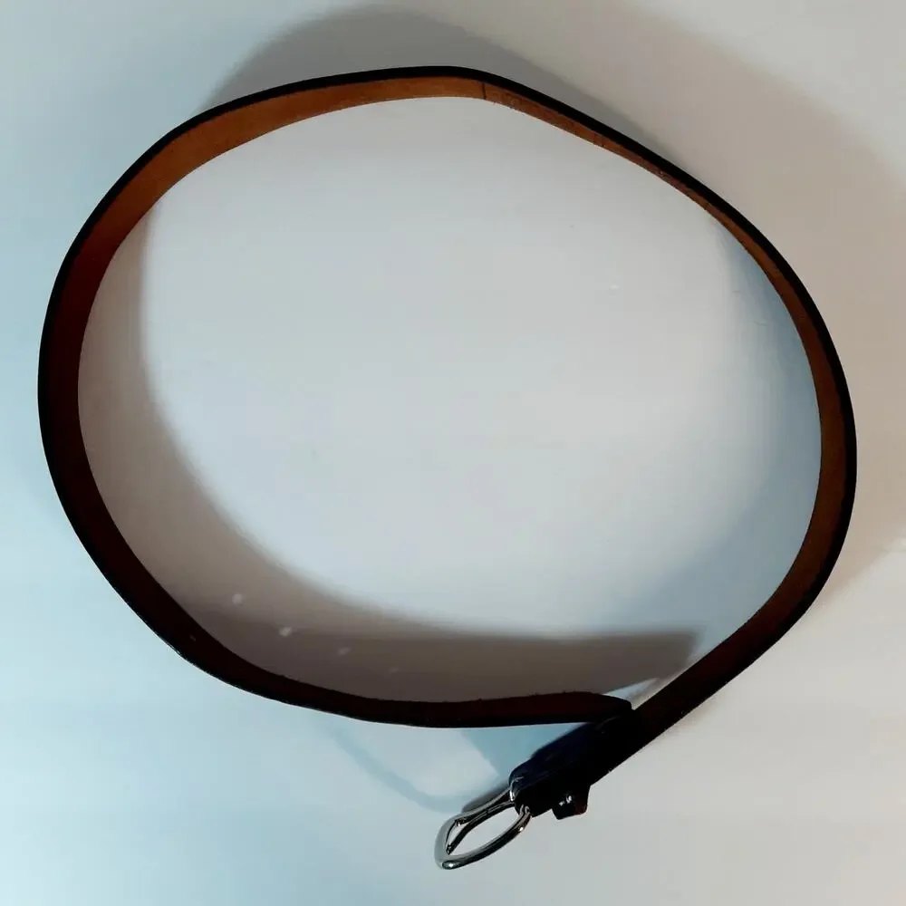 Distressed Vintage US Postal Approved Uniform Work Belt 30 Top Grain Leather